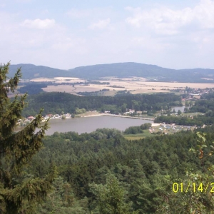 Uitzicht vanaf Prachov Skaly