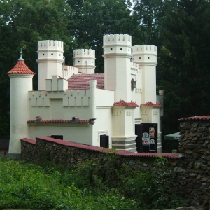Vlašim, theehuis in het stadspark