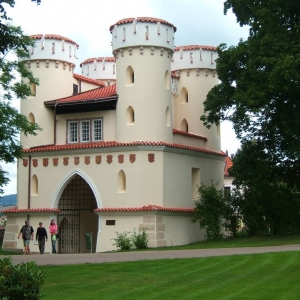 Vlašim, ingang stadspark