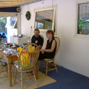 Mijn vriend Alois met zijn vrouw Mirka in Holland