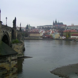 Zeer laag water in Praag?