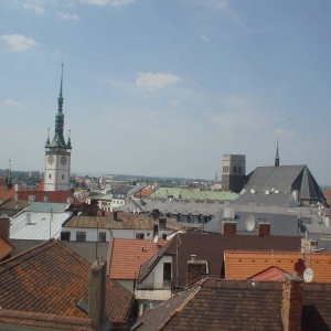 Olomouc van bovenaf gezien