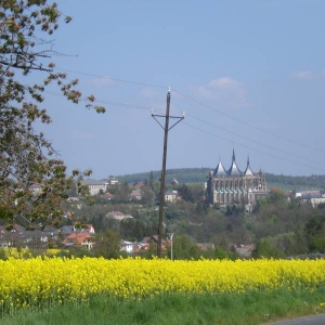 Kutna Hora vanaf het koolzaad
