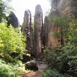 Rotsen van Prachov nabij Jicin