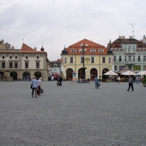 Marktplein in Uherské Hradištì