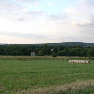 landschap achter camping Ludvikov