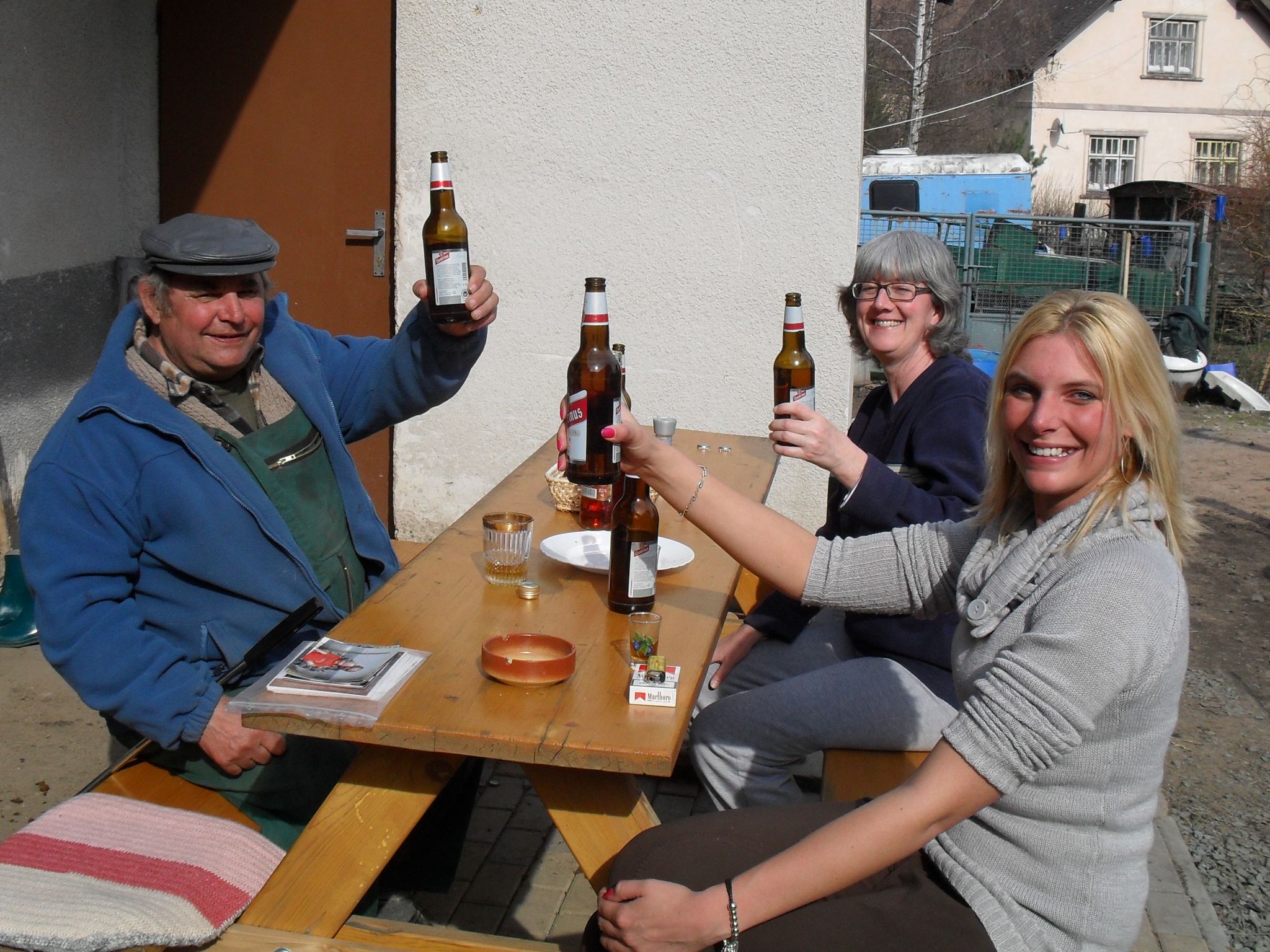 altijd feest bij de buurman