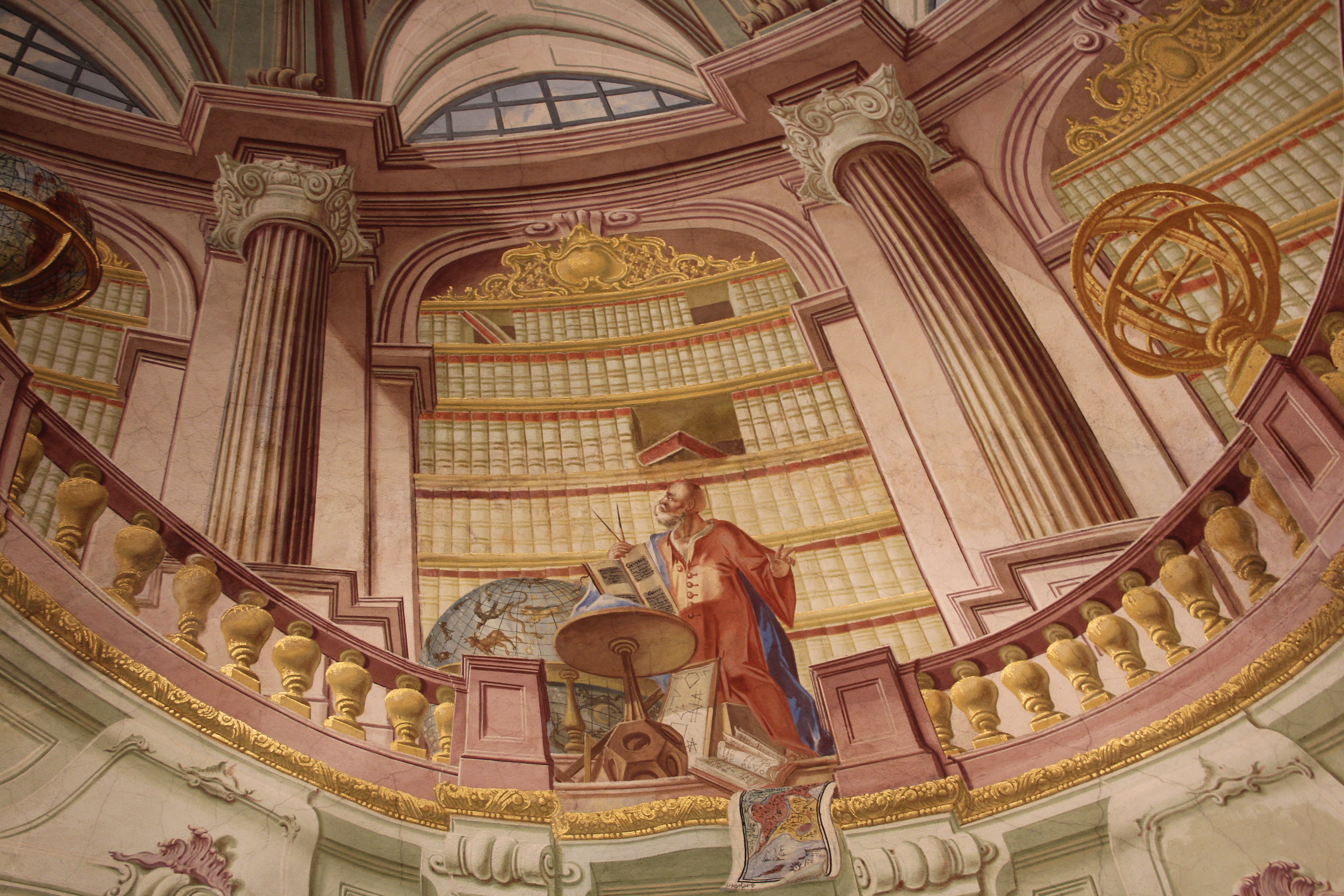 Barokke bibliotheekzaal - voormalig Sint-Michielsklooster
