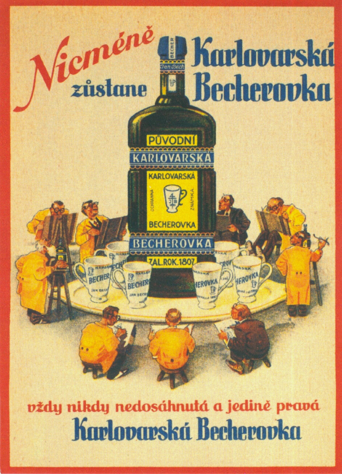 Пару постеров старой рекламы алкоголя. Бехеровка История,Алкоголь,Ликеры,Реклама
