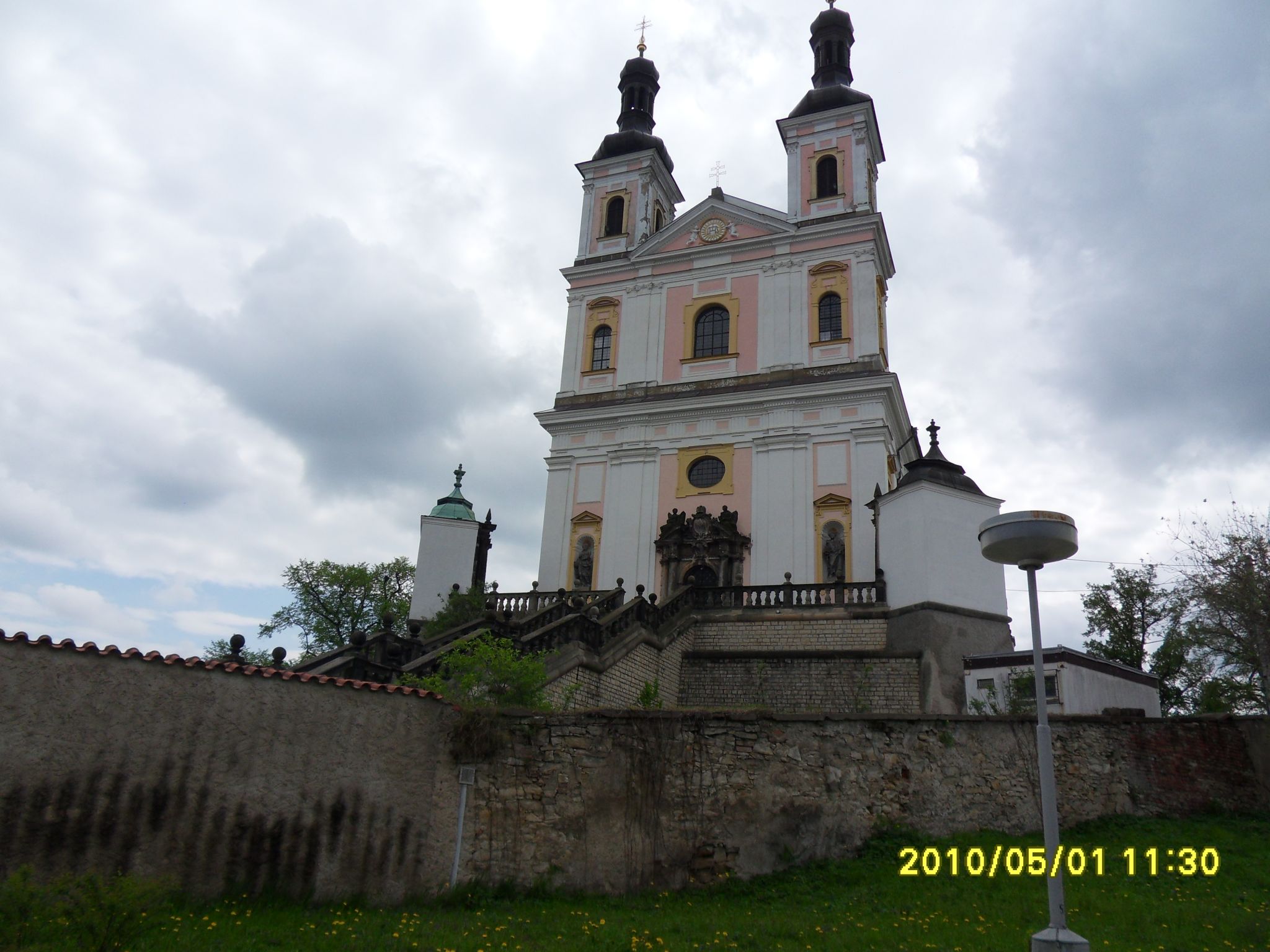 De kerk van Luze in Oost-Bohemen