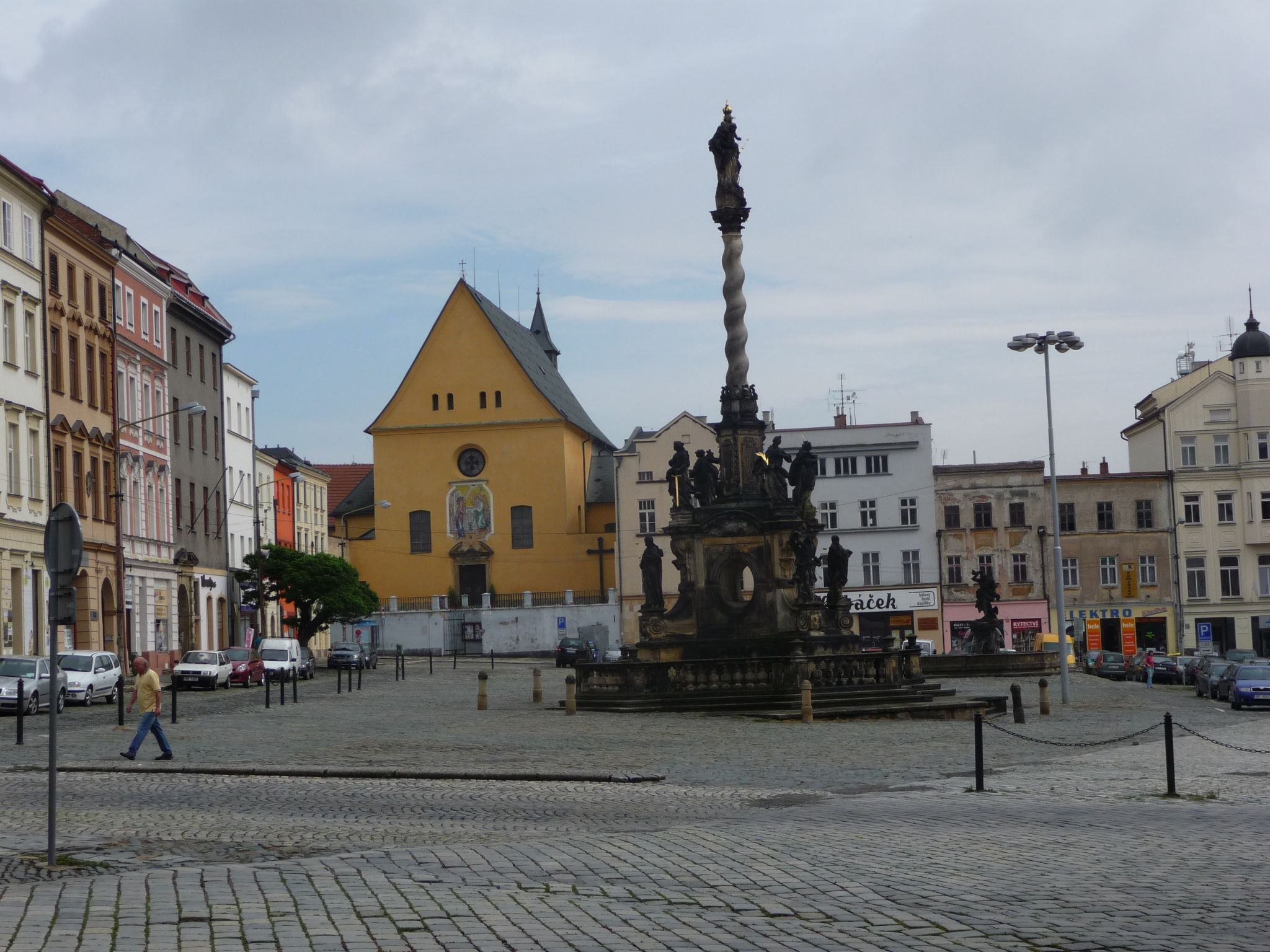De pestzuil in Olomouc