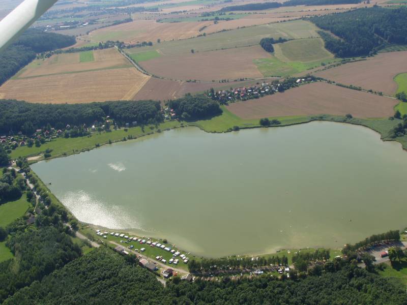 Het meer bij Velký Vøešov/Velkývøešovsky ryb