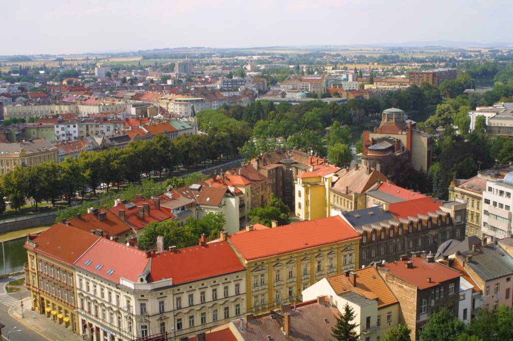 Hradec Kralove - uitzicht vanaf de toren