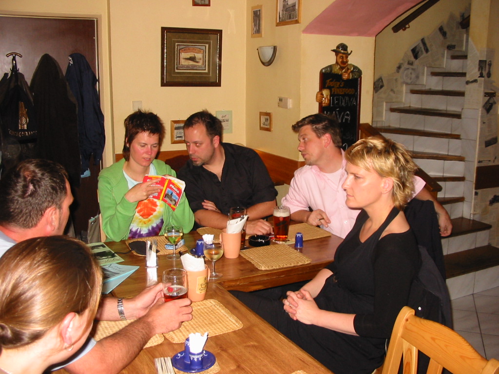 Janina2005, Kobus, Marion, Sander, Dave en Merel