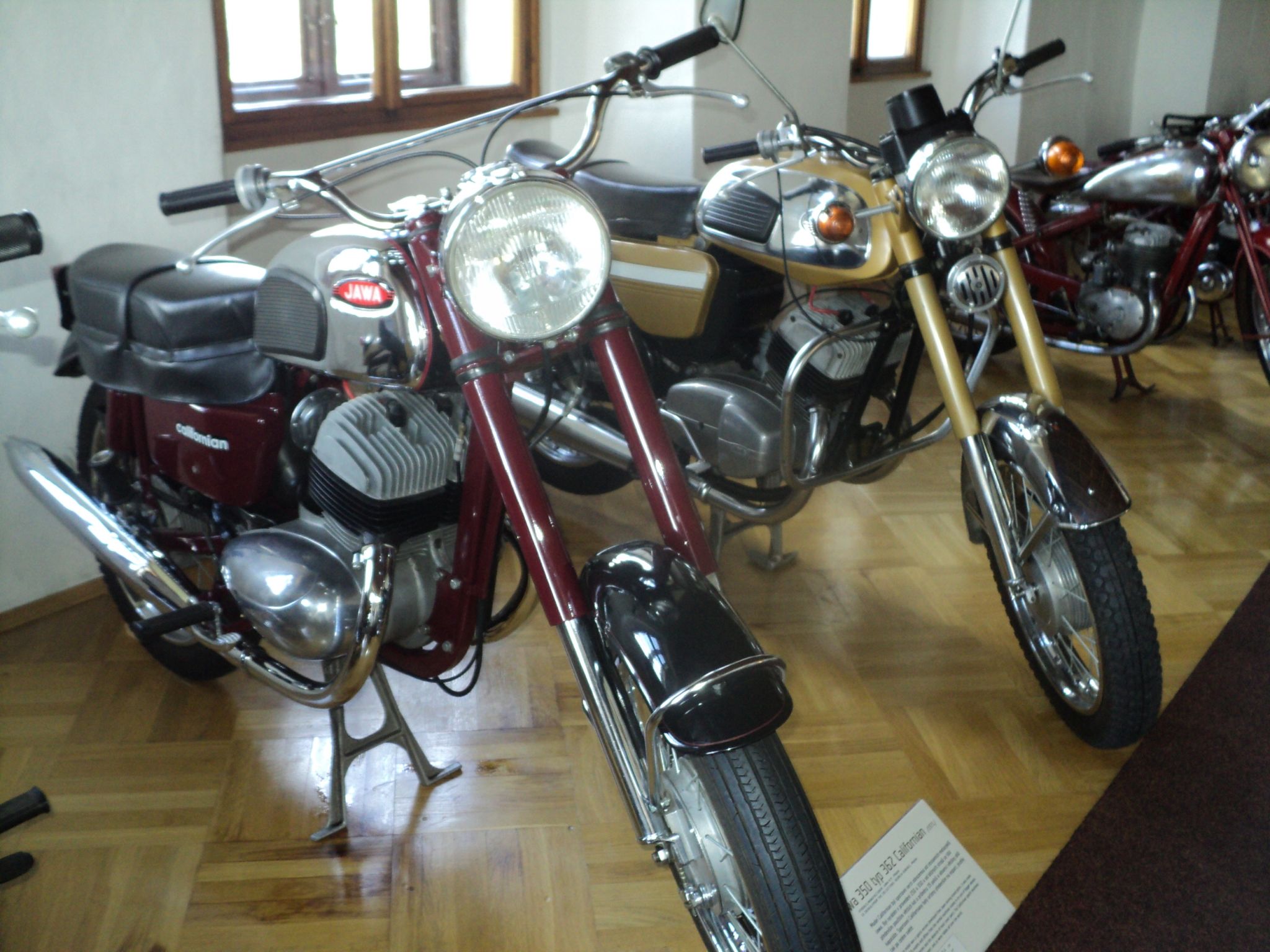 Jawa's in het museum van Hrad Kamen