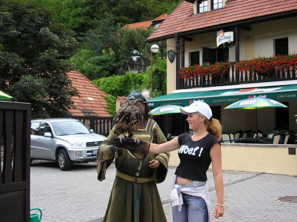 karlstejn Met uil op foto