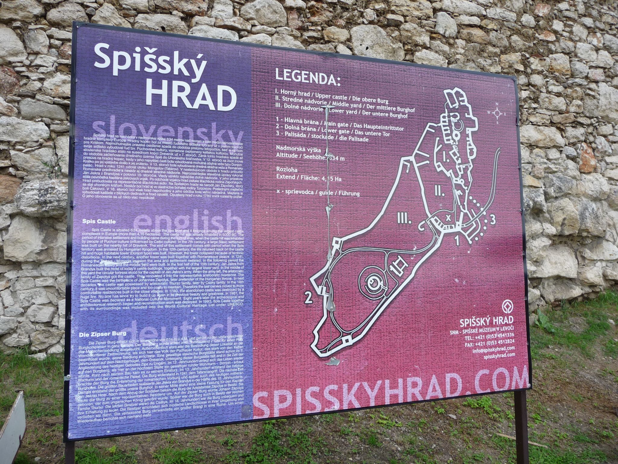 kasteel 'Spišsky Hrad'