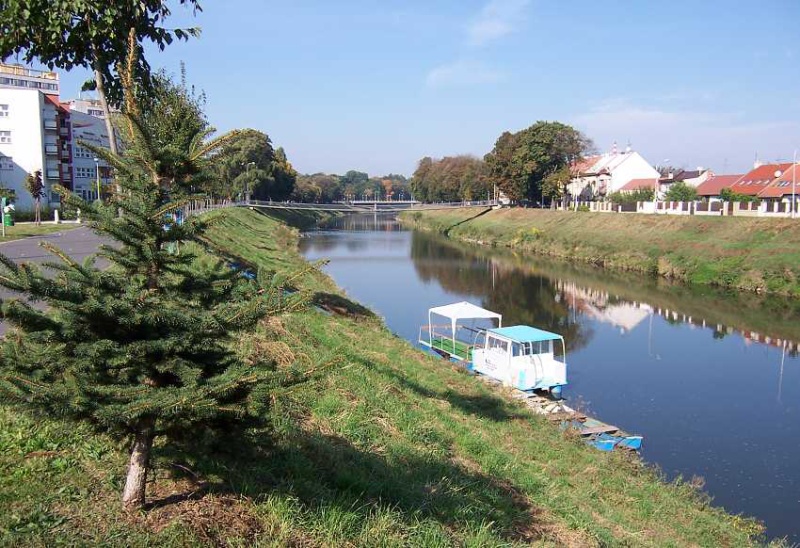 Kromeriz - rivier Morava