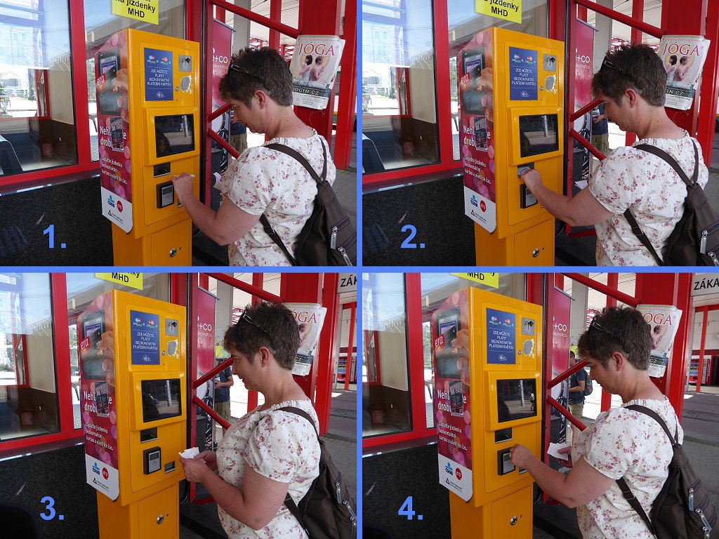 Liberec Fügnerova kaartjesautomaat