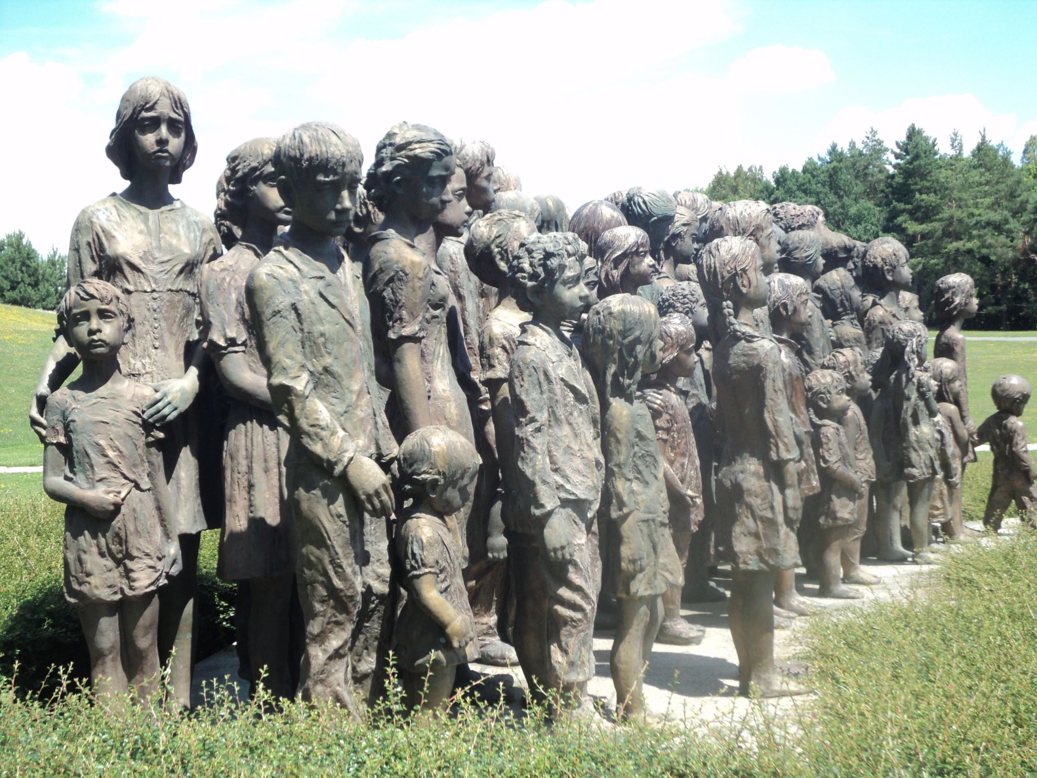 Lidice monument, ter nagedachtenis van alle vermoorde kinderen