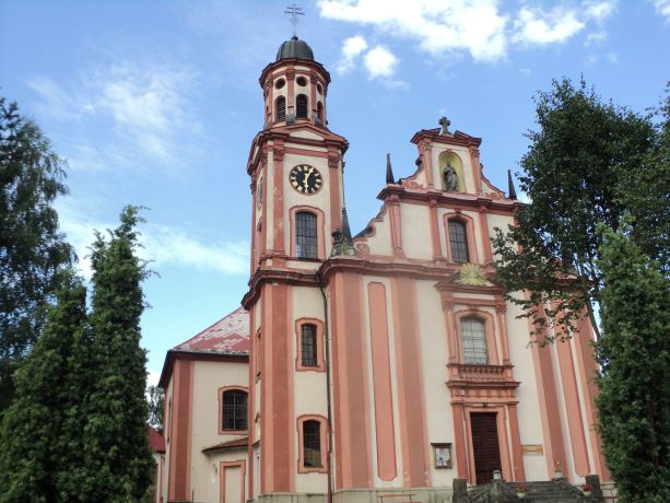 Mařenice - barokke kerk van St. Maria Magdalena