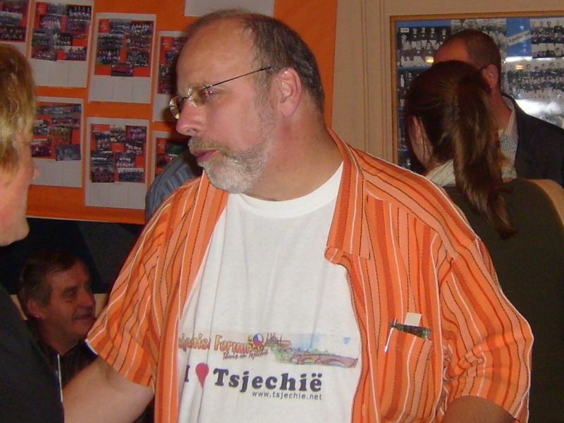 Marcel met zijn prachtige Tsjechiënet t-shirt (zijn ze te bestellen?)
