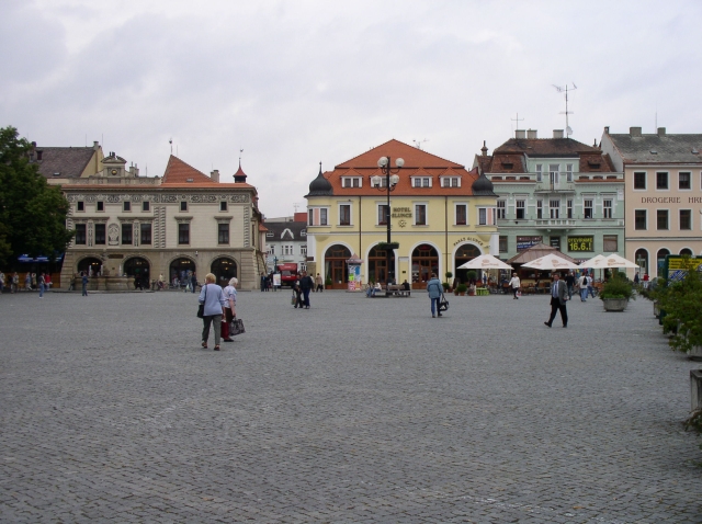 Marktplein in Uherské Hradištì