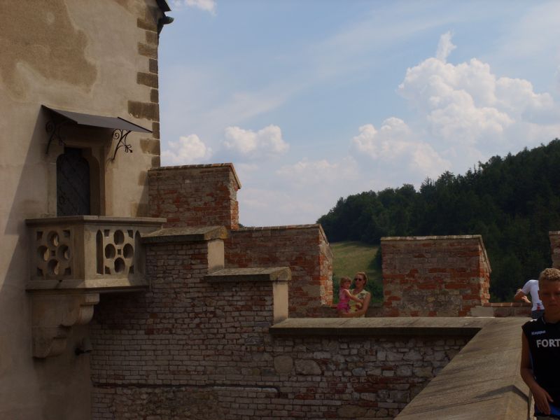mijn nieuwe balkonnetje in kasteel karlstejn