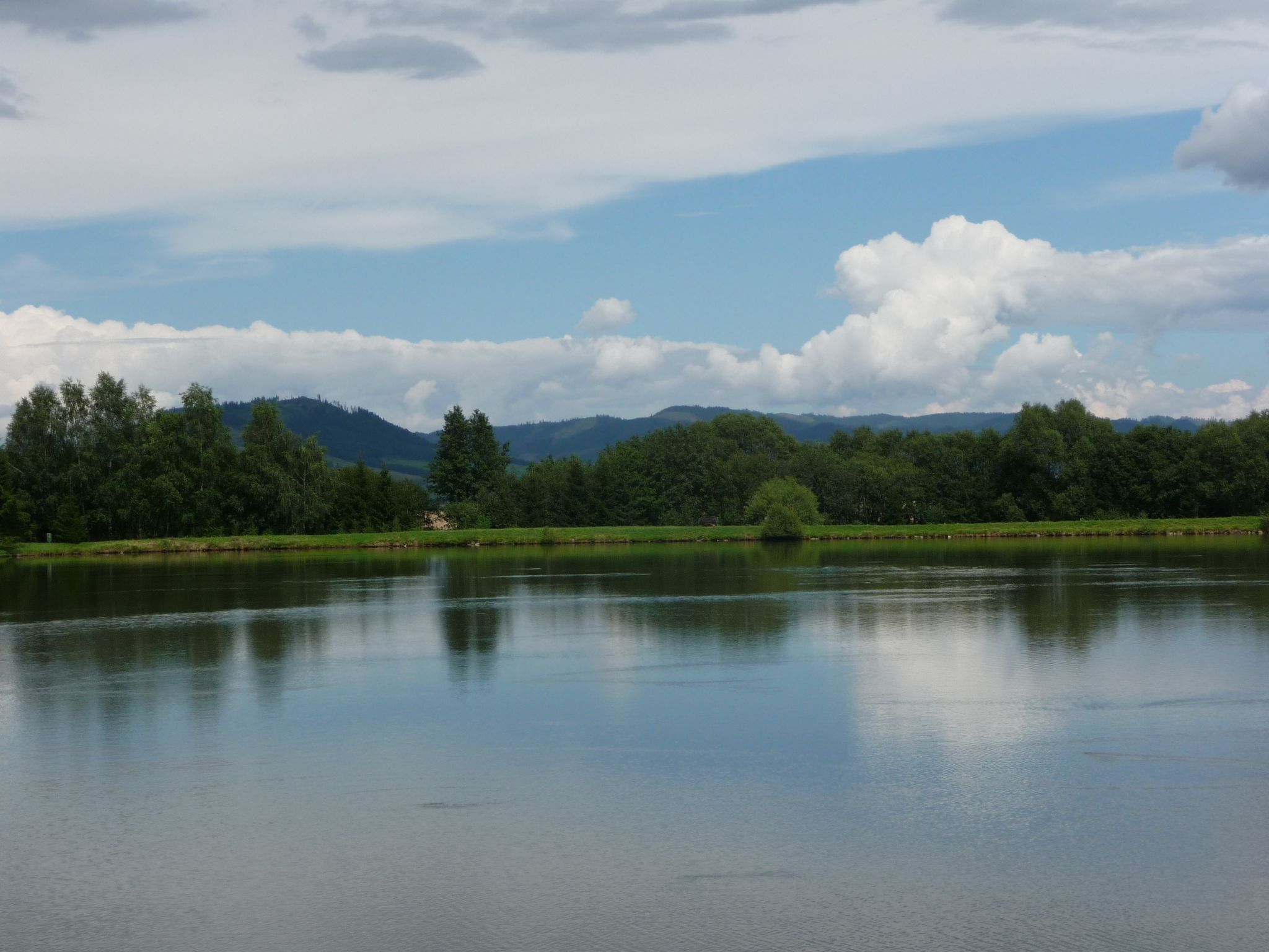 Mooie vijver voor een tussenstop