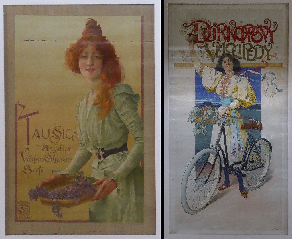 Noord Boheems Museum Liberec: reclame van rond 1905