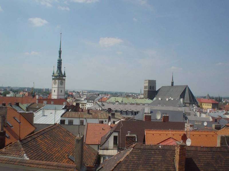 Olomouc van bovenaf gezien