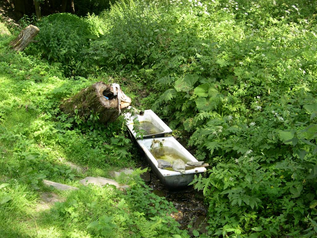op weg naar de waterval van resovske vodopady