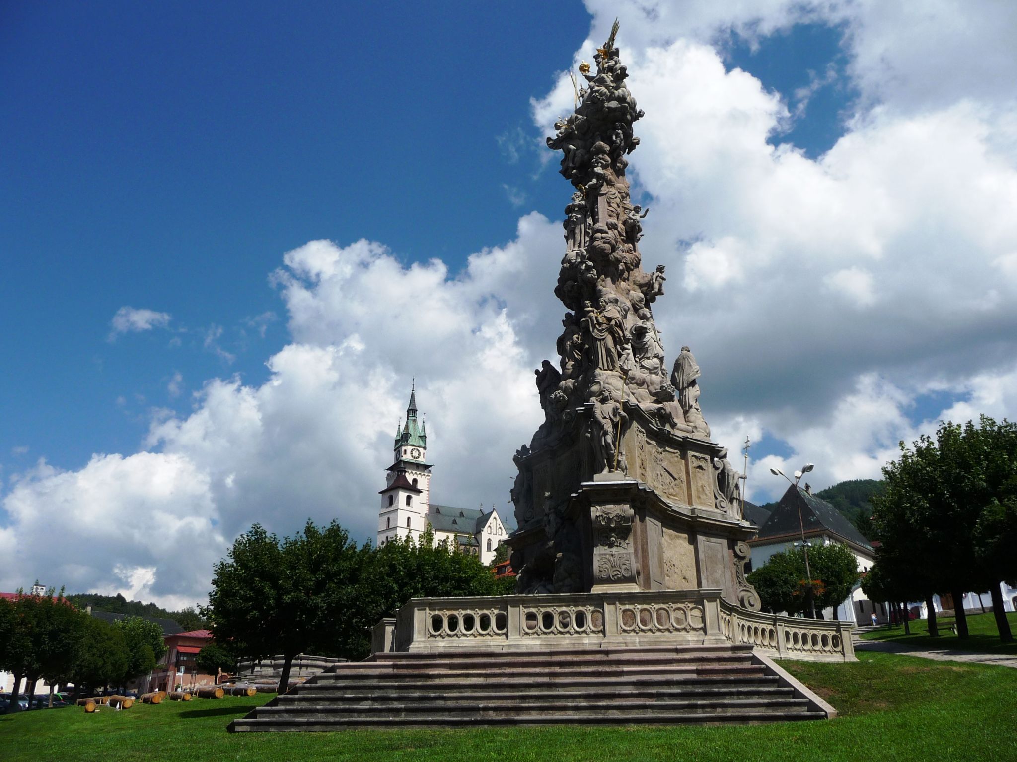 Pest zuil in Kremnica