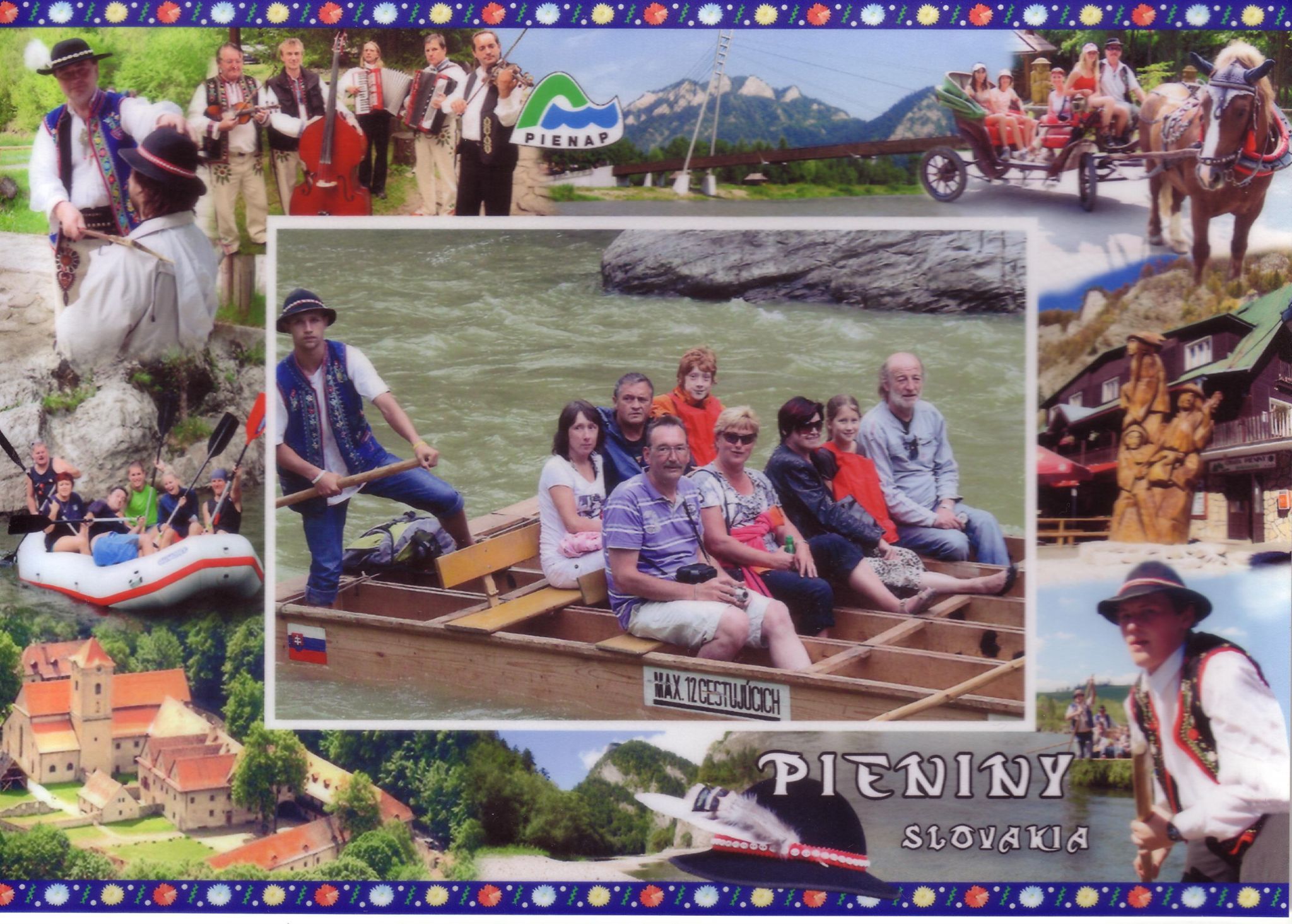 Raften in Slowakije op de rivier de dunajecSpisska Stara ves over de Dunaje