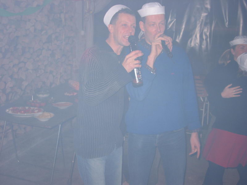 Ralph & Bart aan 't 'Karaokoen'