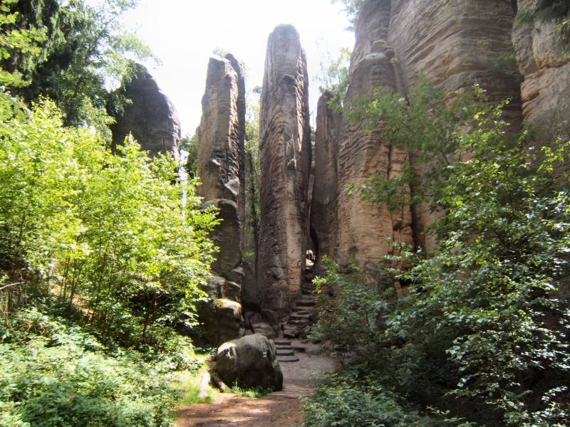 Rotsen van Prachov nabij Jicin