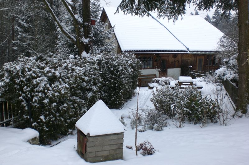 Senohraby in de sneeuw