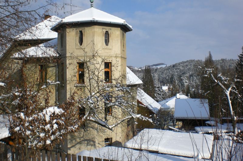 Senohraby in de sneeuw