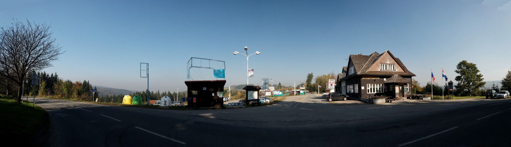 ski-oord Trojak, Moravië, met Nederlandse vlag !!