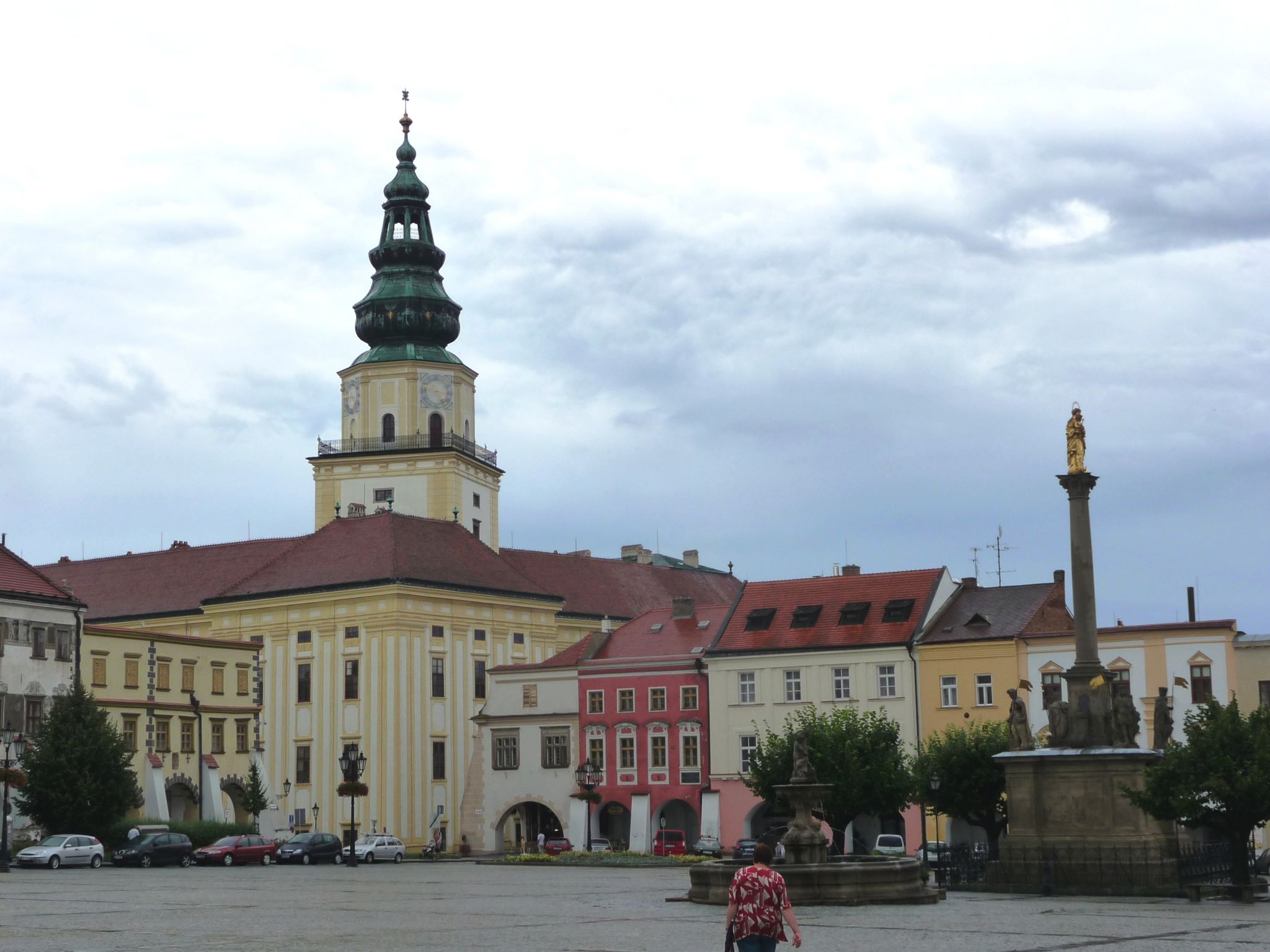 Stads plein Kromeriz