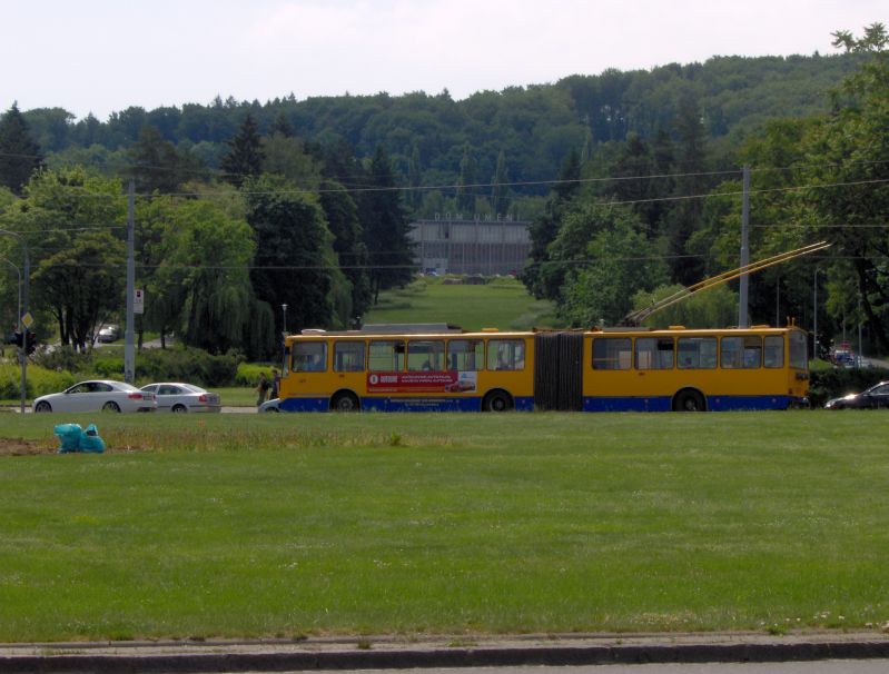 trolleybus in zlin