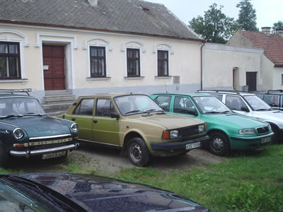 Tsjechische parkeerplaats