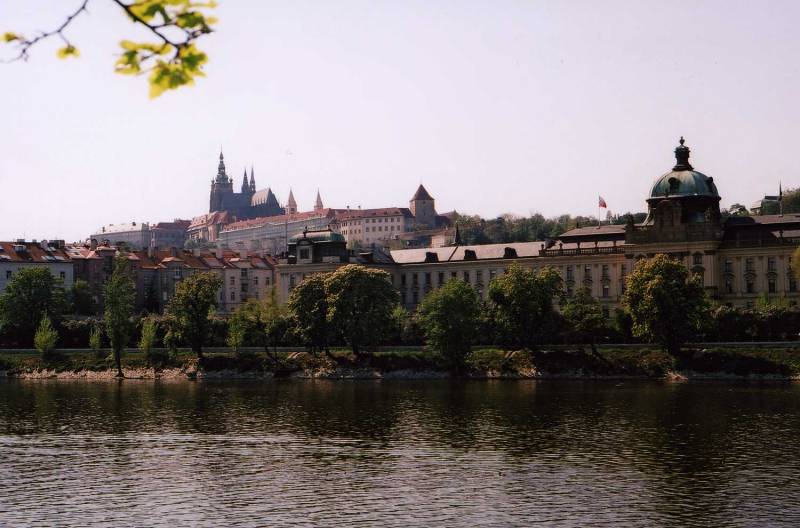 Uitzicht op Hradcany