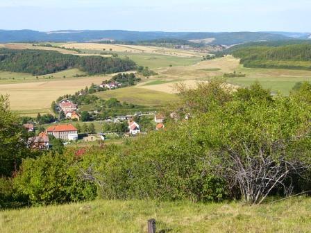 uitzicht op Koneprusy