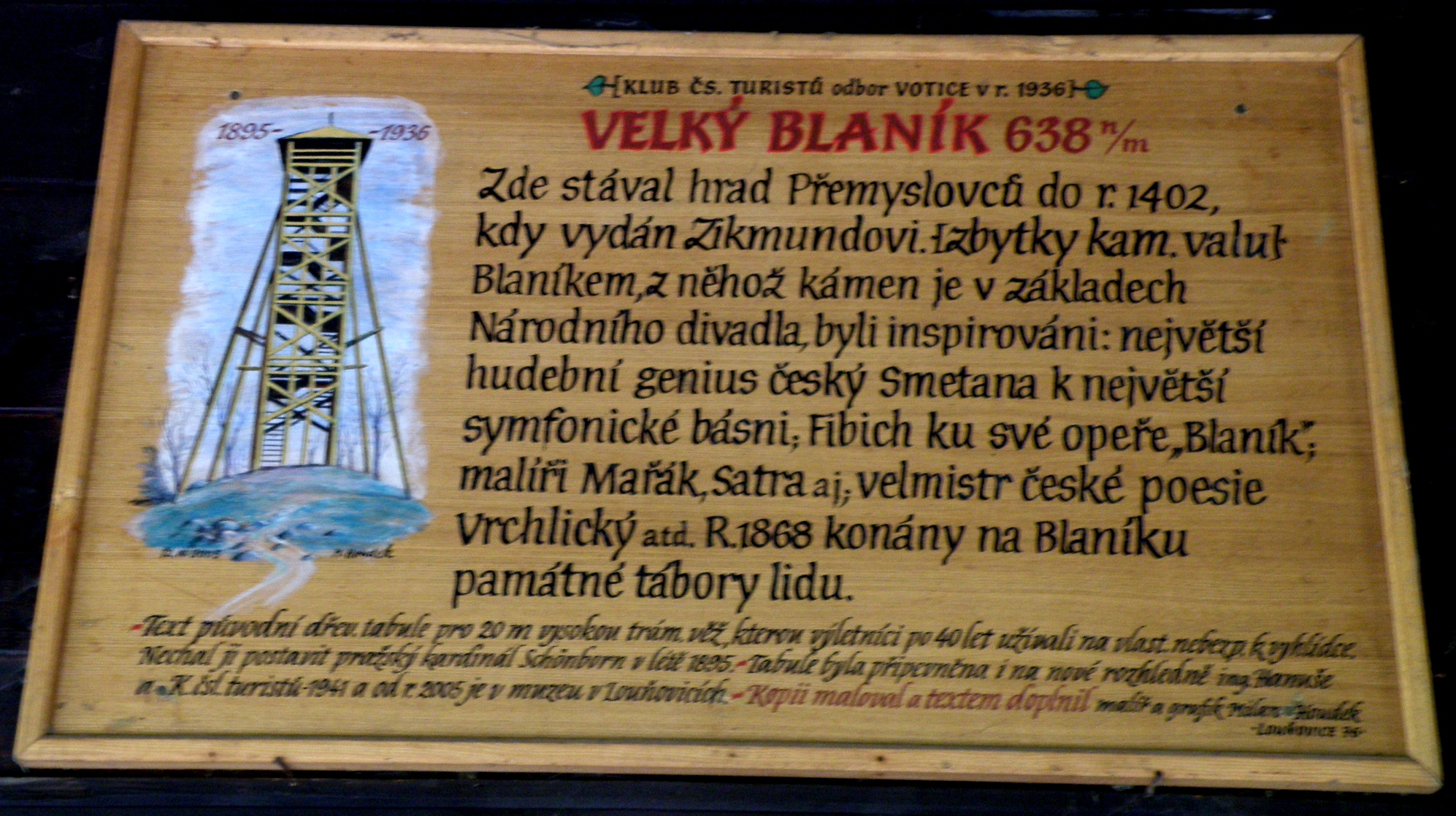 Velký Blaník okres Benešov
