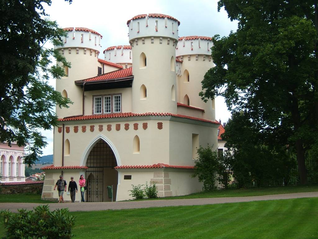 Vlašim, ingang stadspark