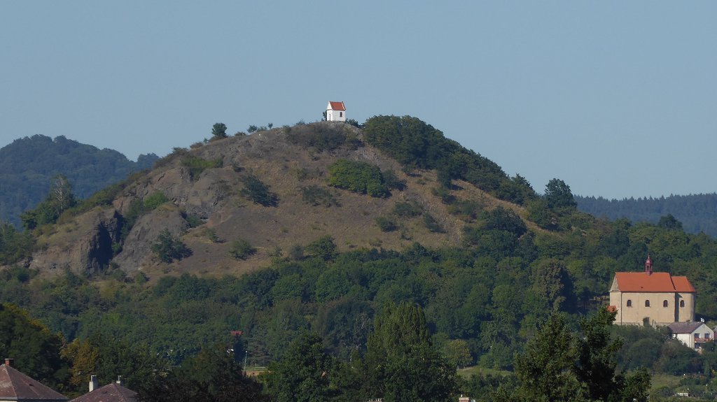 Zebín gezien vanaf de toren in Jičin