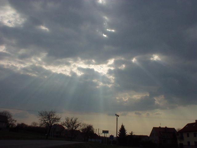 zonnestralen Chlustina