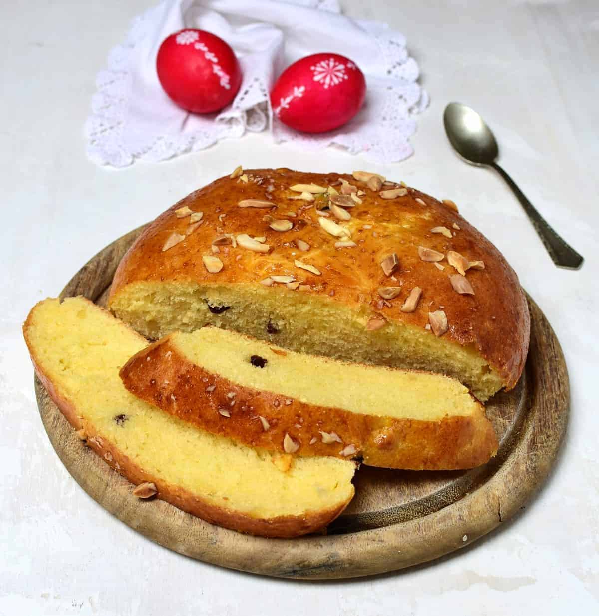 Tsjechisch paasbrood mazanec