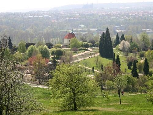 Botanische tuin van de hoofdstad Praag in Troja